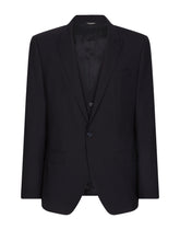 Stretch wool three-piece Martini-fit suit -  | Dolce & Gabbana