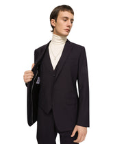Stretch wool three-piece Martini-fit suit -  | Dolce & Gabbana