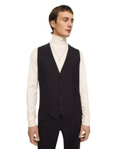 Stretch wool three-piece Martini-fit suit -  | Dolce & Gabbana