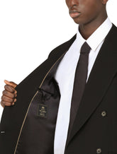 Double-breasted wool Sicilia-fit suit -  | Dolce & Gabbana