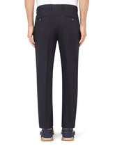 Double-breasted linen Taormina-fit suit -  | Dolce & Gabbana