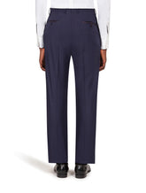 Wool Martini-fit suit with satin details -  | Dolce &amp; Gabbana