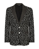 Cotton Taormina-fit suit with polka-dot print -  | Dolce & Gabbana