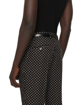 Cotton Taormina-fit suit with polka-dot print -  | Dolce & Gabbana