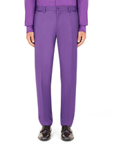 Double-breasted stretch wool Sicilia-fit suit -  | Dolce & Gabbana