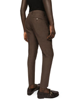 Double-breasted linen Sicilia-fit suit -  | Dolce &amp; Gabbana