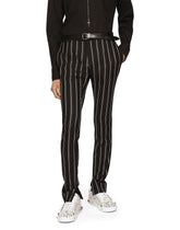 Pinstripe wool Sicilia-fit suit -  | Dolce & Gabbana