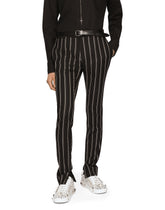 Pinstripe wool Sicilia-fit suit -  | Dolce & Gabbana
