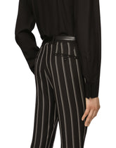 Pinstripe wool Sicilia-fit suit -  | Dolce & Gabbana