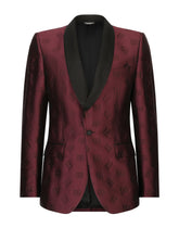 Single-breasted Sicilia-fit tuxedo suit with DG monogram -  | Dolce &amp; Gabbana