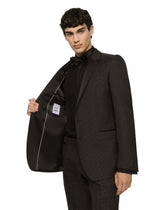Lamé silk jacquard martini-fit tuxedo suit -  | Dolce & Gabbana