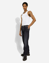 Classic blue denim jeans with sailor-style pocket -  | Dolce & Gabbana