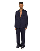 Linen jogging pants with tag -  | Dolce & Gabbana