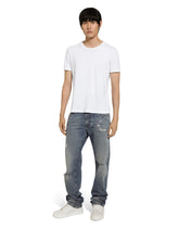 Classic blue denim jeans with abrasions -  | Dolce & Gabbana