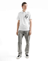 Classic cotton jeans with plaque -  | Dolce &amp; Gabbana