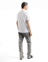 Classic cotton jeans with plaque -  | Dolce &amp; Gabbana