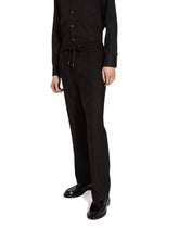 Wool jogging pants -  | Dolce &amp; Gabbana