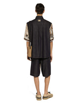 Long short with silk front and denim back -  | Dolce &amp; Gabbana
