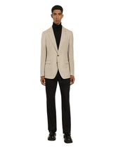 Cotton pants with darts -  | Dolce & Gabbana