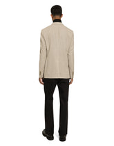 Cotton pants with darts -  | Dolce & Gabbana