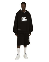 Jogging shorts with DG logo -  | Dolce &amp; Gabbana