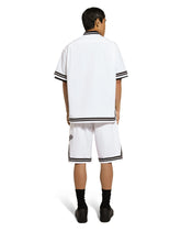Cotton shorts with embroidered logo -  | Dolce &amp; Gabbana