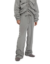 Silk jogging pants with gathered detailing -  | Dolce &amp; Gabbana