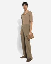 Tailored two-way stretch twill pants -  | Dolce &amp; Gabbana