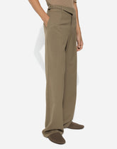 Tailored two-way stretch twill pants -  | Dolce &amp; Gabbana
