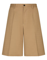 Cotton drill Bermuda shorts -  | Dolce &amp; Gabbana