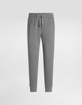 Stretch jersey jogging pants with tag -  | Dolce &amp; Gabbana