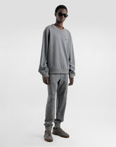 Stretch jersey jogging pants with tag -  | Dolce &amp; Gabbana