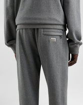 Stretch jersey jogging pants with tag -  | Dolce &amp; Gabbana