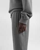 Stretch jersey jogging pants with tag -  | Dolce &amp; Gabbana