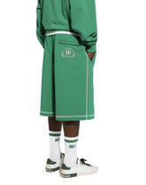 Jogging shorts with embroidered logo -  | Dolce &amp; Gabbana