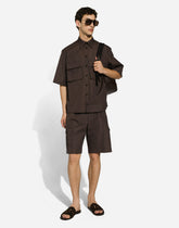 Poplin shorts with side pockets -  | Dolce &amp; Gabbana