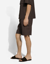 Poplin shorts with side pockets -  | Dolce &amp; Gabbana