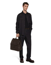 Denim chinos with metal detailing -  | Dolce &amp; Gabbana