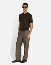 Classic linen pants -  | Dolce &amp; Gabbana