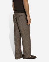 Classic linen pants -  | Dolce &amp; Gabbana