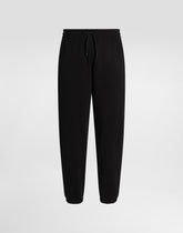 Stretch jersey jogging pants with embroidery -  | Dolce &amp; Gabbana