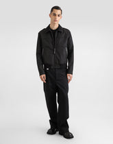 Cotton cargo pants with tag -  | Dolce &amp; Gabbana