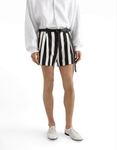 Striped cotton jacquard shorts -  | Dolce &amp; Gabbana