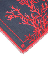 Coral-print modal and cashmere scarf -  | Dolce & Gabbana