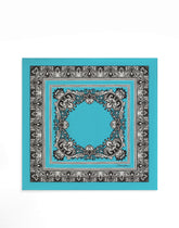 Silk twill scarf with bandanna print -  | Dolce &amp; Gabbana