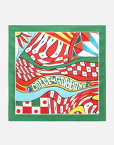 Carretto-print silk bandanna (50x50) -  | Dolce & Gabbana