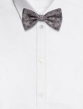 Silk bow tie with tie print -  | Dolce & Gabbana