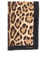 Dolce &amp; Gabbana Silk Handerkerchief With Animalier Print -  | Dolce &amp; Gabbana