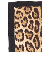 Dolce &amp; Gabbana Silk Handerkerchief With Animalier Print -  | Dolce &amp; Gabbana