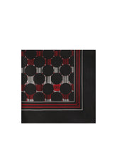 Cotton pocket square with polka-dot print -  | Dolce & Gabbana